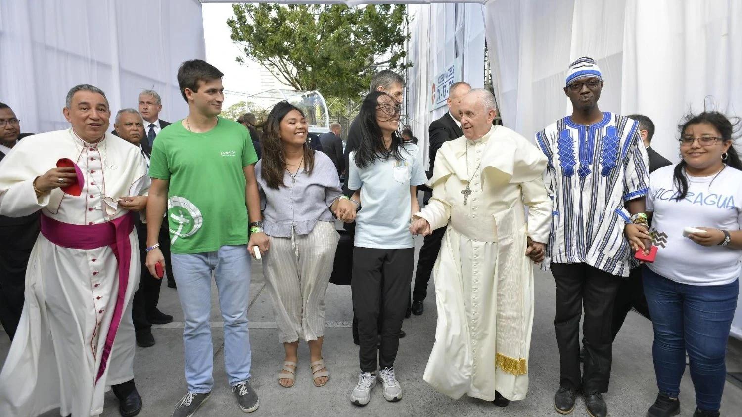 <p>Pope Francis, 2015 World Youth Day in Cracow, Vatican Media</p>