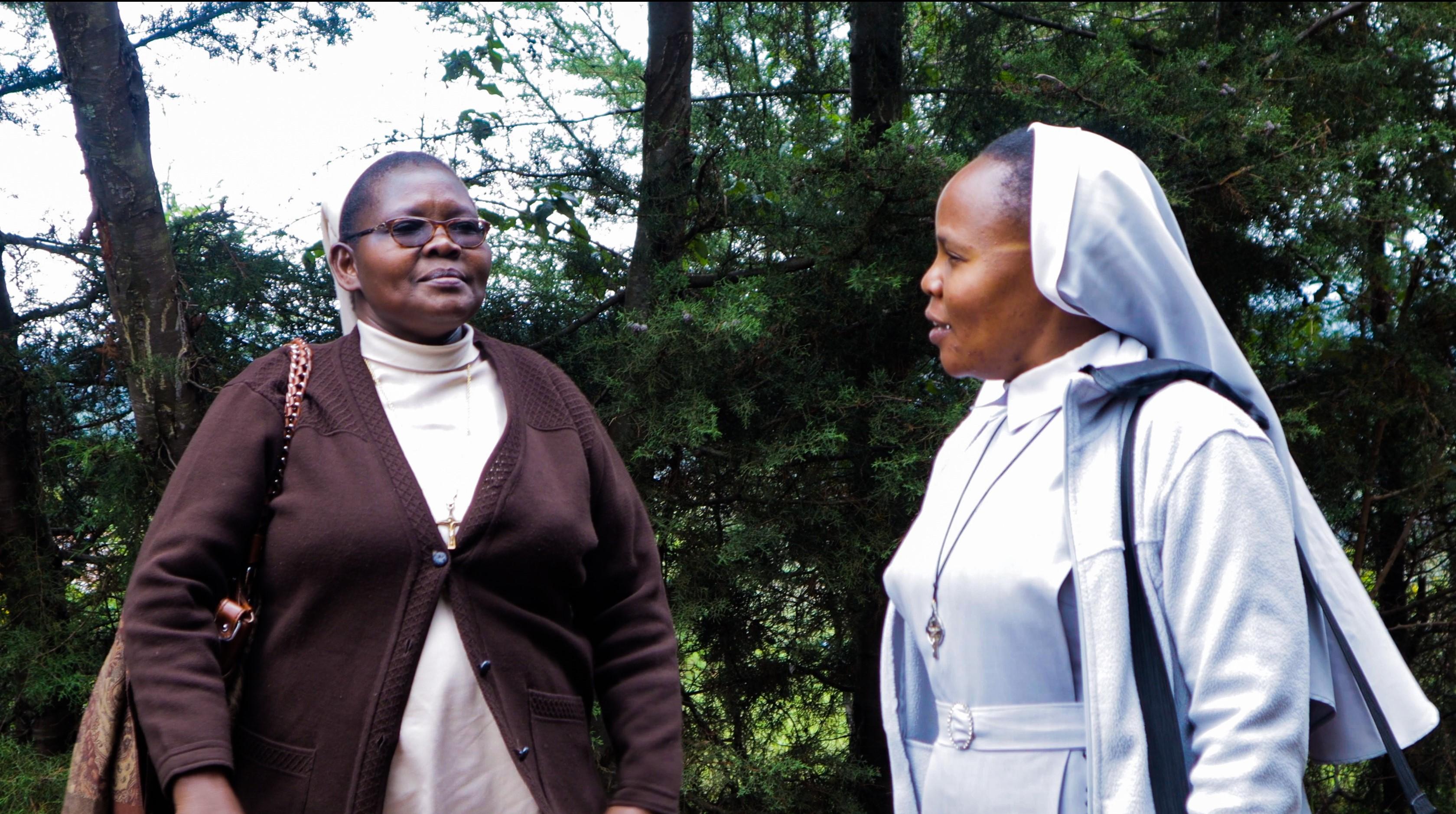 <p>Top photo: Sisters at Ancilla Highschool in Eldoret, Kenya. Image taken from ‘’One on one with Sr Nancy Owili, NGLP alumni’’ video interview shared by NGLP.</p>